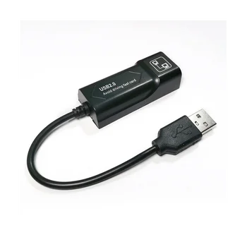 USB 2.0 к RJ45 10/100 Мбит/с USB Ethernet Адаптер Сетевая карта LAN USB Сетевой адаптер Lan RJ45 карта для ПК Ноутбука