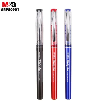 Нейтральная ручка M & G Ridgeln 0,5 мм высокой емкости, очень хорошая нейтральная ручка для письма. Школьные канцелярские принадлежности. Высокое Качество ARP50901