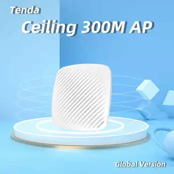 Потолочный WIFI-маршрутизатор Tenda I9 AP 300 Мбит/с, Удлинитель Wi-Fi, Потолочная Беспроводная точка доступа, Беспроводная точка доступа, Усилитель Wi-Fi